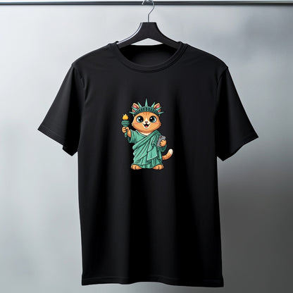 Liberty Cat Unisex T-Shirt |