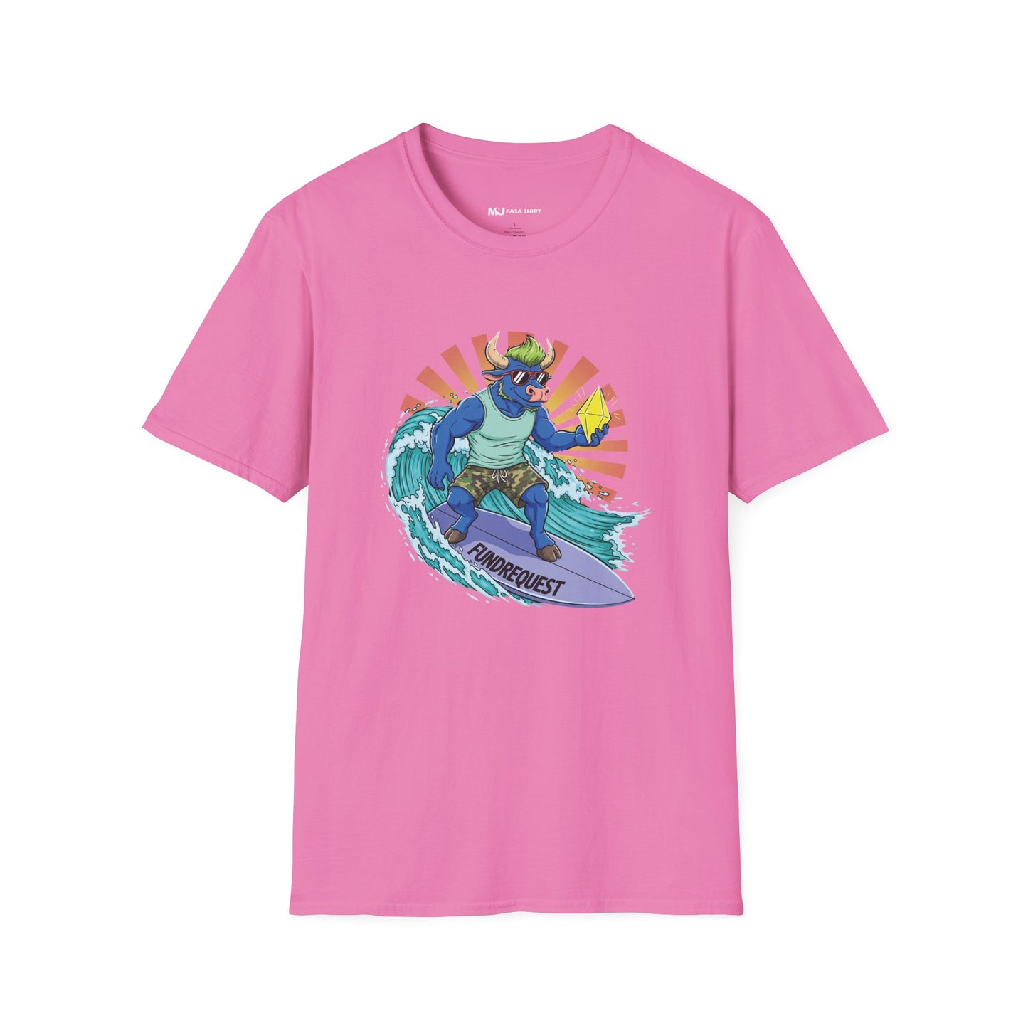 Surfing Dino T-Shirt | Fun Summer Tee for Dino Lovers