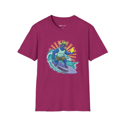 Surfing Dino T-Shirt | Fun Summer Tee for Dino Lovers