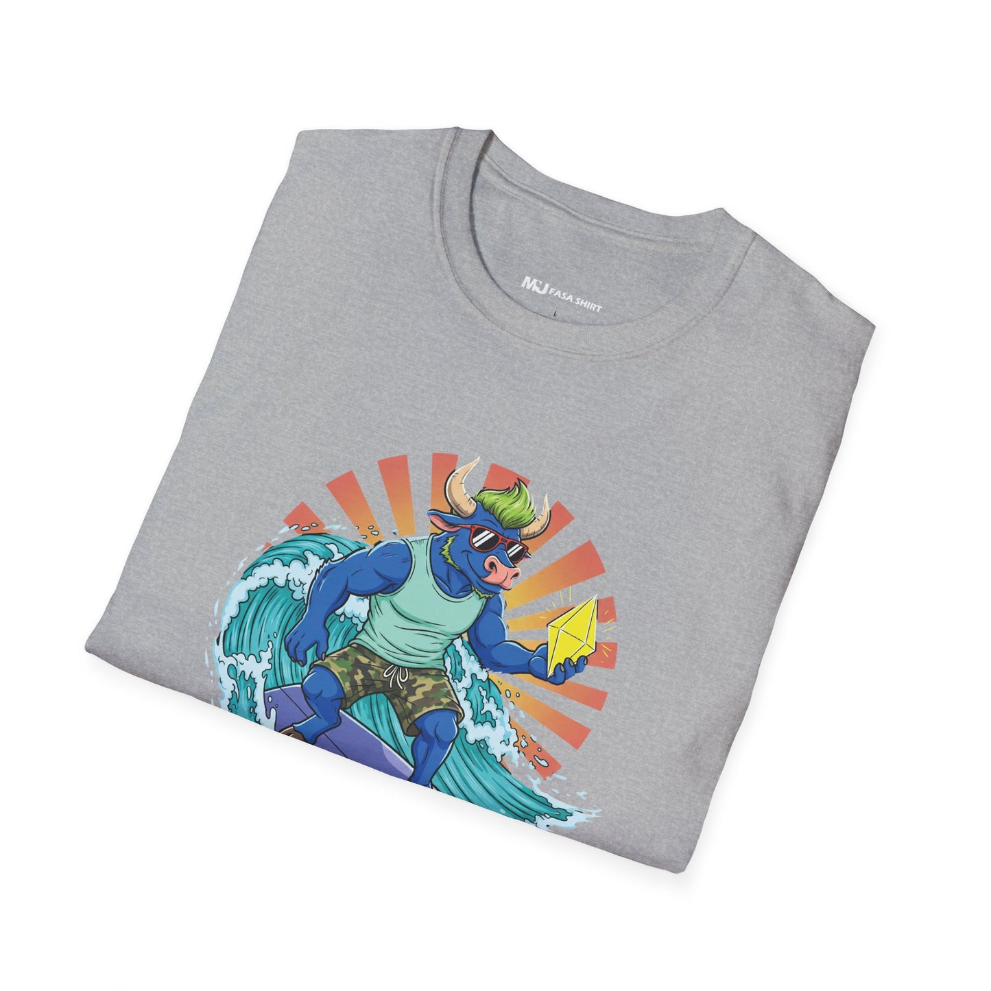 Surfing Dino T-Shirt | Fun Summer Tee for Dino Lovers
