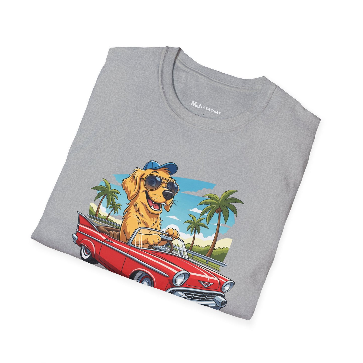 Dog Driving Car Tee
