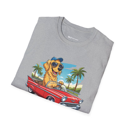 Dog Driving Car Tee