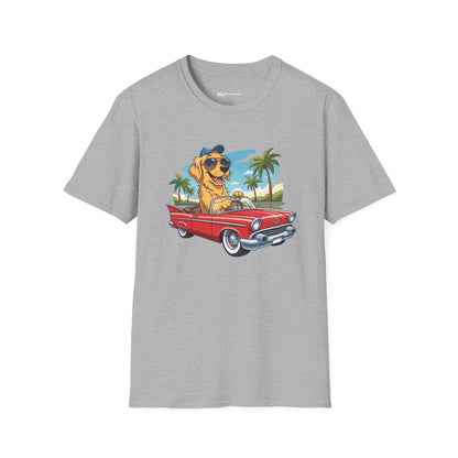 Dog Driving Car Tee