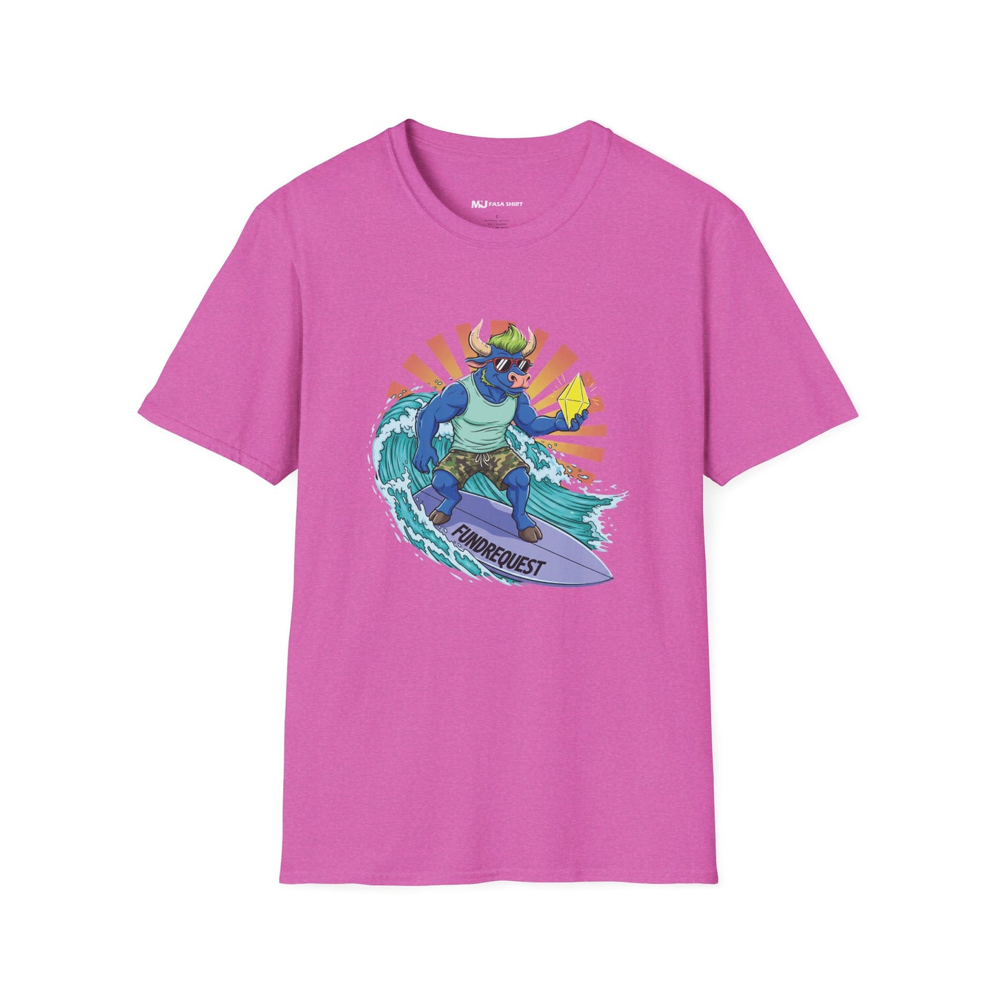 Surfing Dino T-Shirt | Fun Summer Tee for Dino Lovers