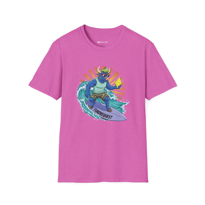 Surfing Dino T-Shirt | Fun Summer Tee for Dino Lovers