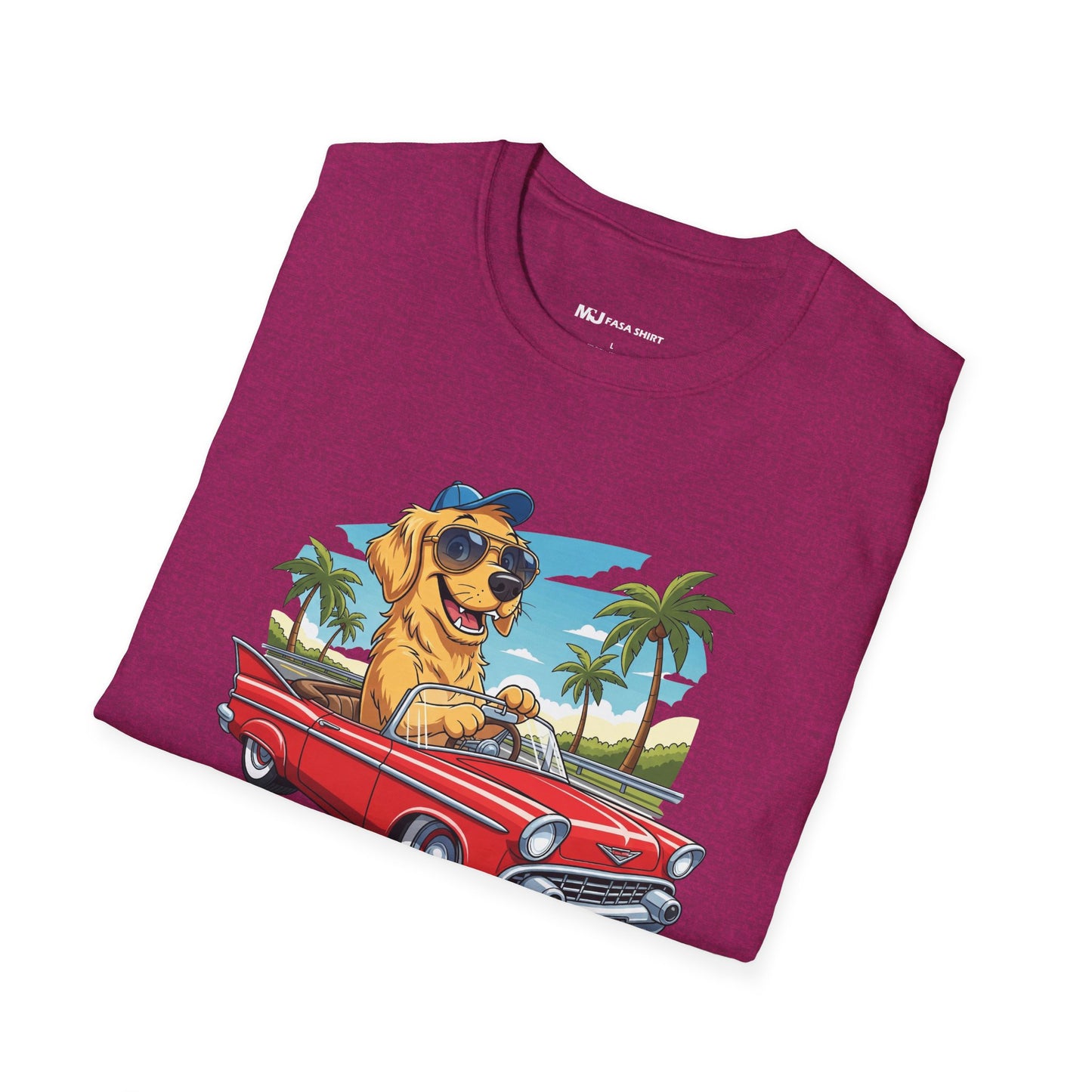 Dog Driving Car Tee