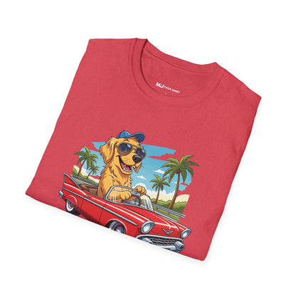 Dog Driving Car Tee