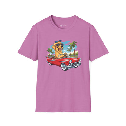Dog Driving Car Tee