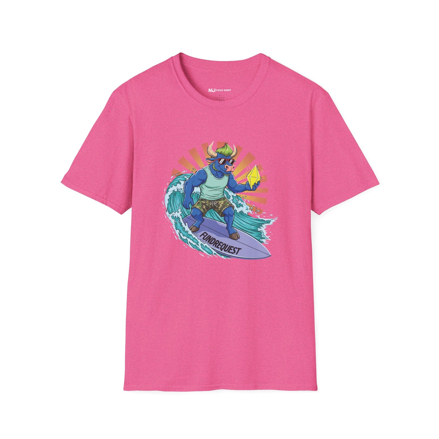 Surfing Dino T-Shirt | Fun Summer Tee for Dino Lovers