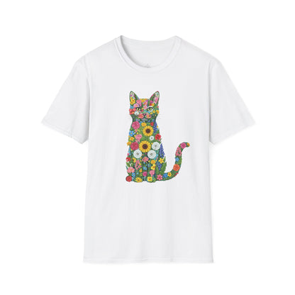Floral Cat T-Shirt