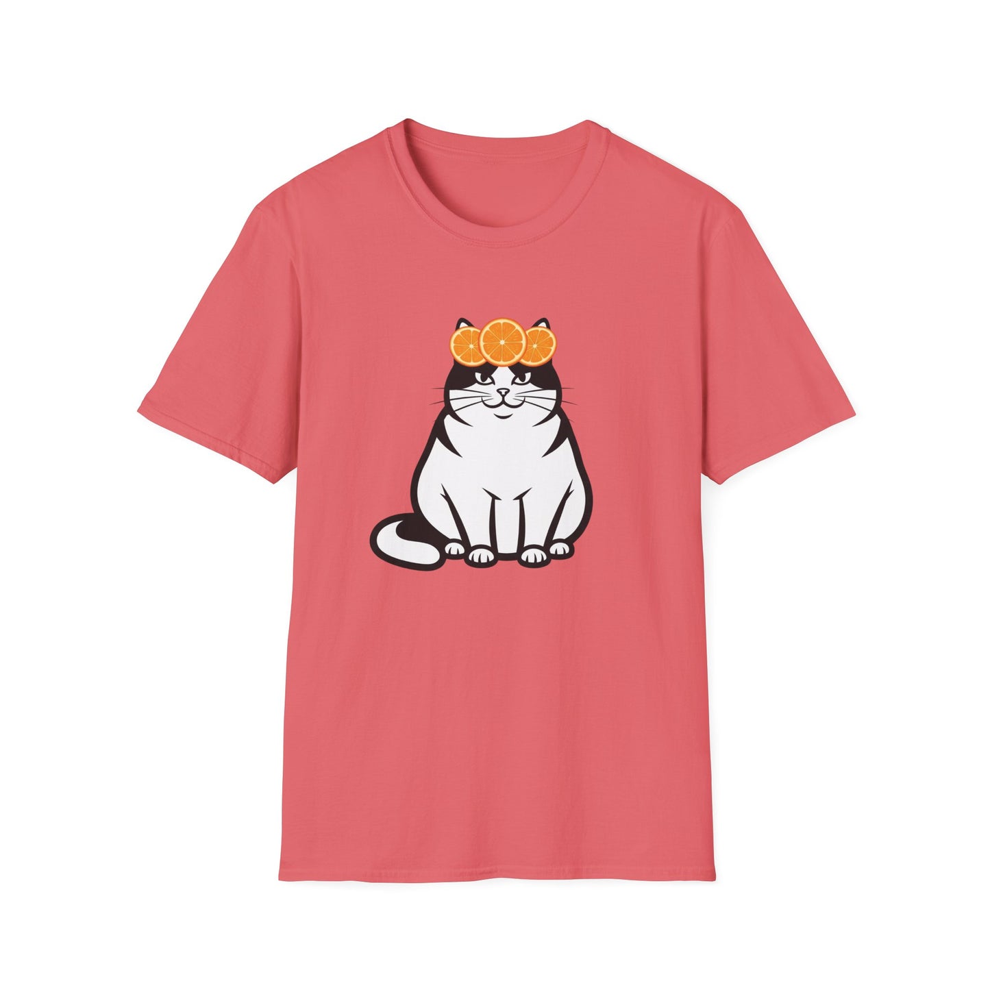 Cute Cat Softstyle T-Shirt | Gift for Cat Lovers