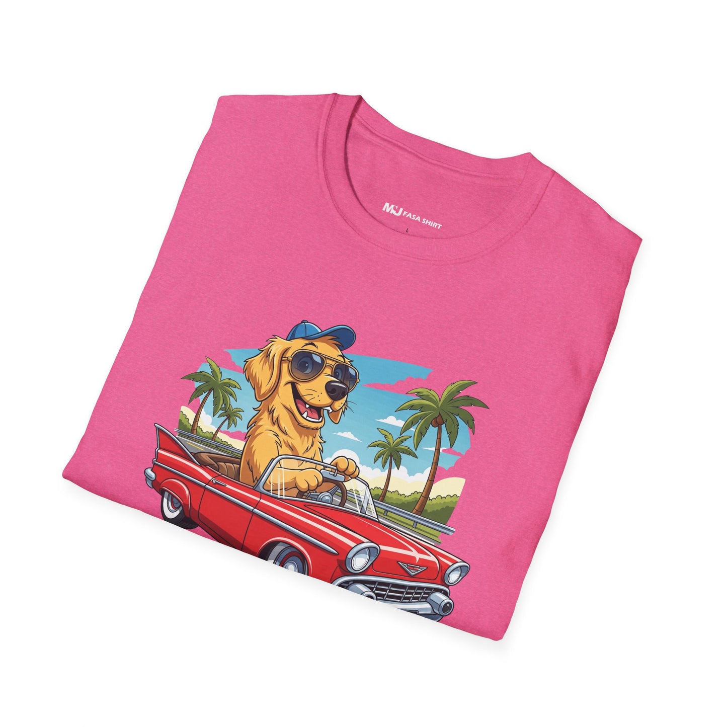 Dog Driving Car Tee