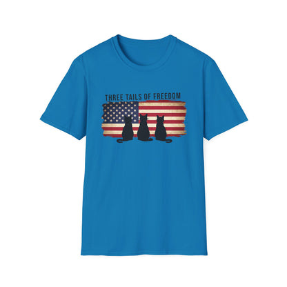 Cats and Freedom T-Shirt | Cat Lovers