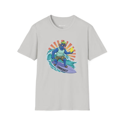 Surfing Dino T-Shirt | Fun Summer Tee for Dino Lovers