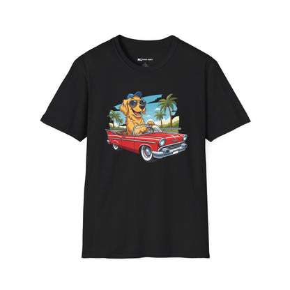 Dog Driving Car Tee