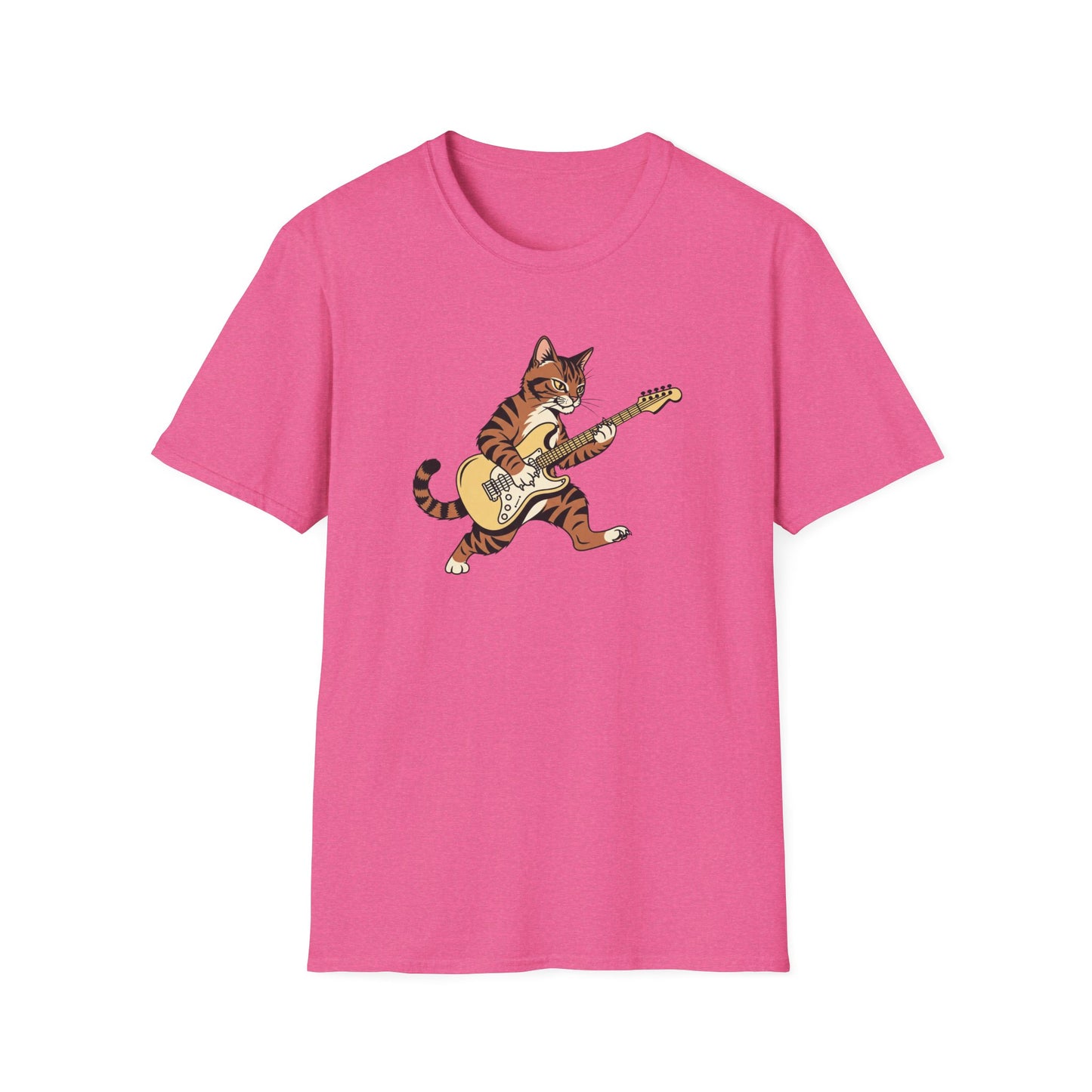 Rockin' Cat  T-Shirt | Cool Music & Pet Lover Tee